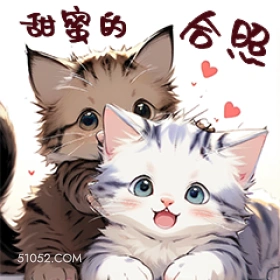 甜蜜的 合照 猫猫