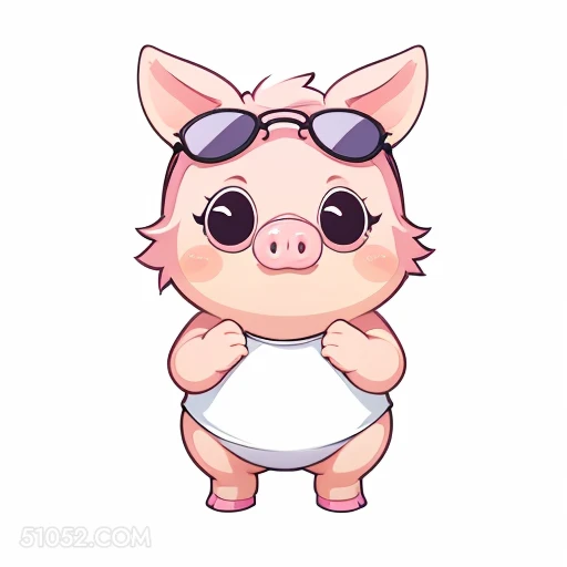 卡通可爱小猪 小猪 可爱 卡通