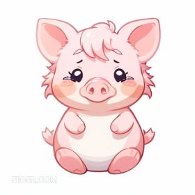 卡通可爱小猪 卡通 可爱 小猪