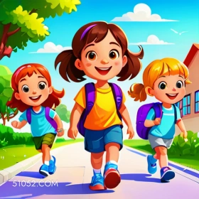 卡通小孩纸 卡通 小孩纸