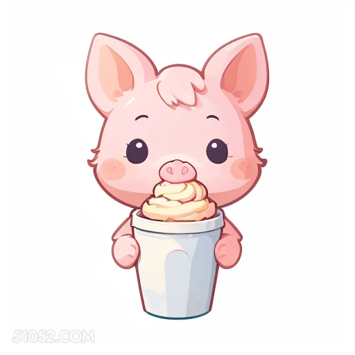 卡通可爱小猪 小猪 可爱 卡通