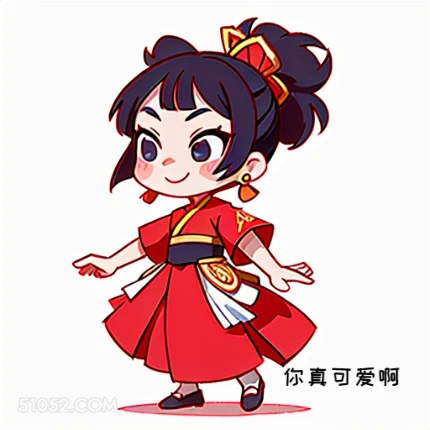 你真可爱啊 小小花木兰