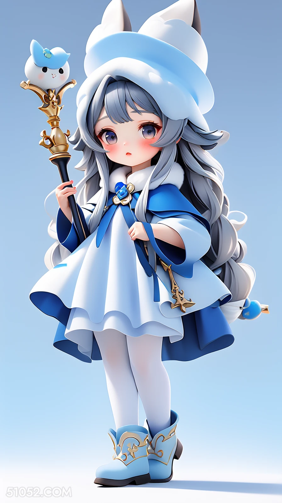 小女孩001 阿阿 卡通