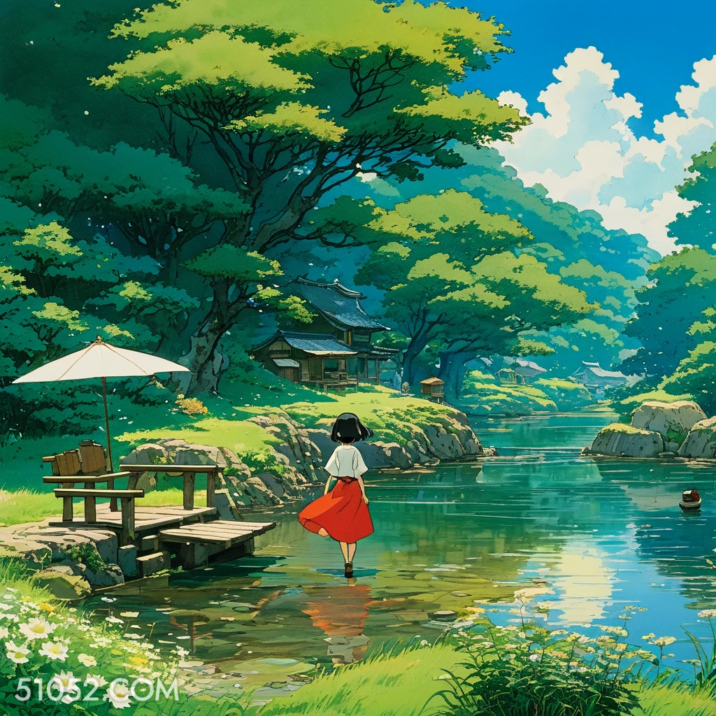 小河 夏天 漫画