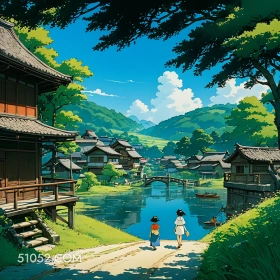 河畔 夏天 漫画