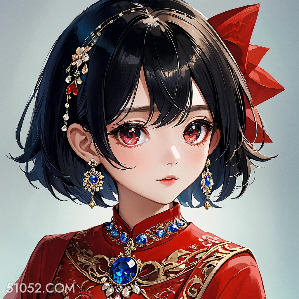 2 漂亮 卡通 可爱