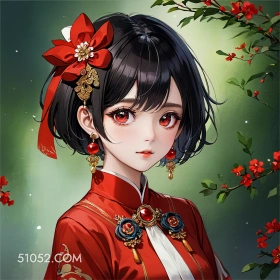 4 漂亮 卡通 可爱