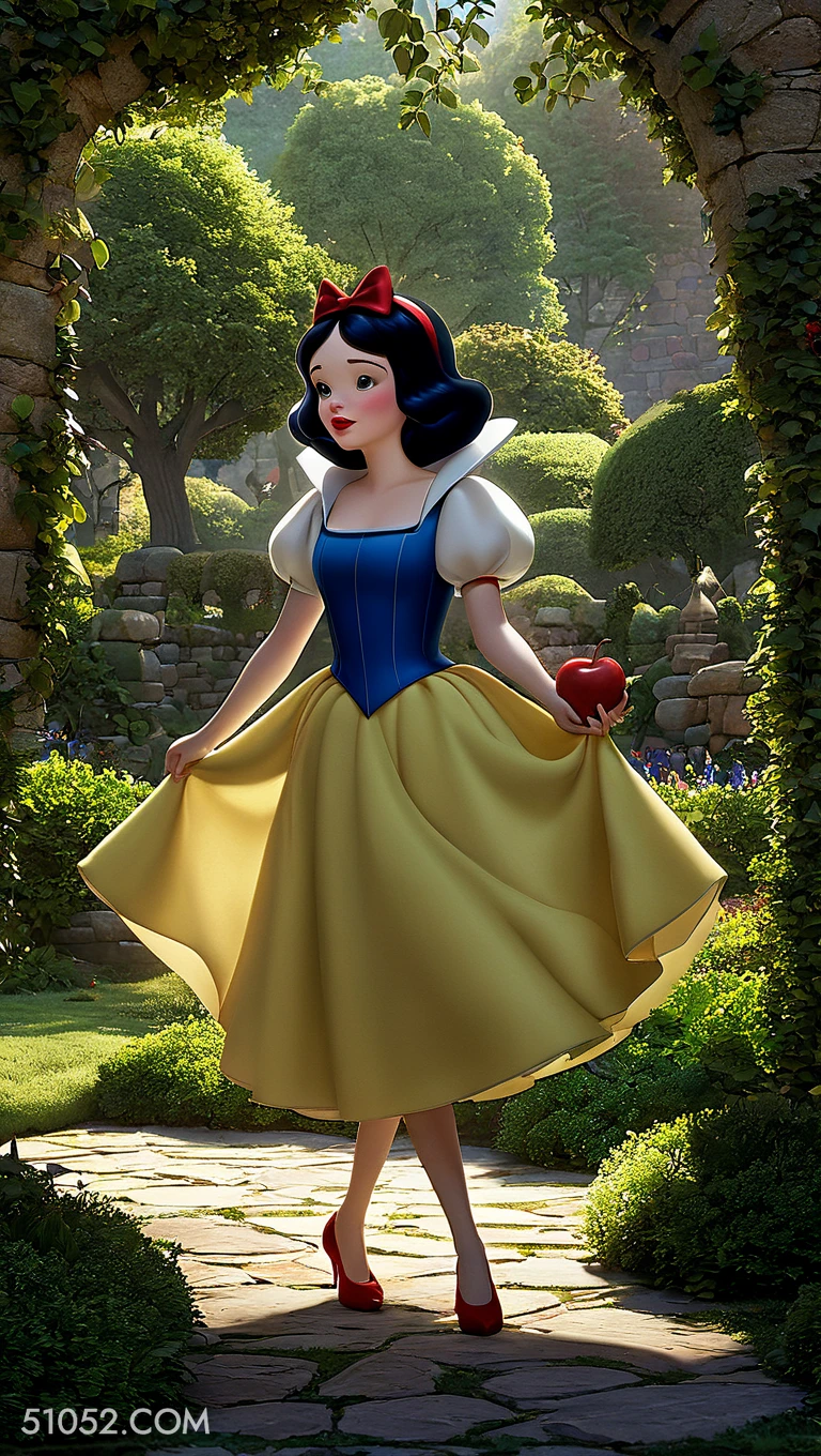 白雪公主 优雅 可爱 公主 大胖橘