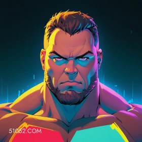 战士头像 战士 不好惹 呆瓜 多巴胺头像