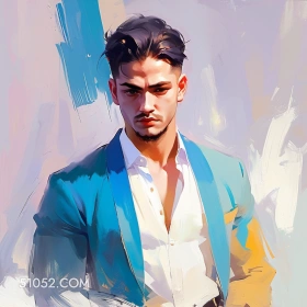  次元壁 水粉意境 梦幻