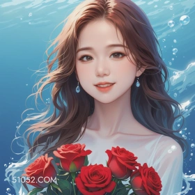 水下美女 次元壁