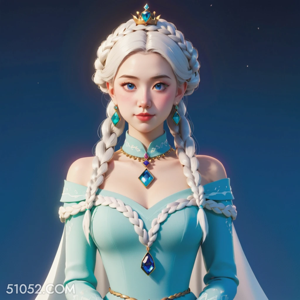 艾莎公主 3D 艾莎公主